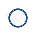 Replacement Aluminium Bezel Ring Compatible with Breitling Superocean Heritage 44mm A2337016 : Blue