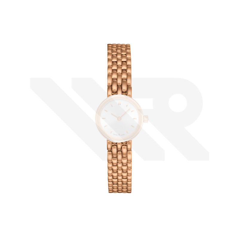 Replacement Stainless Steel Bracelet Compatible with Tissot Lovely T058009A (Rose Gold)