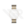Replacement Stainless Steel Bracelet Compatible with Tissot Carson T085407A (Two-Tone Gold)