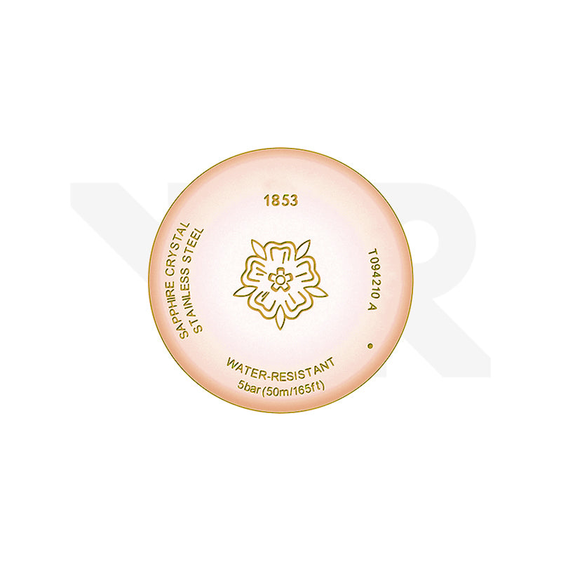 Replacement Caseback Compatible with Tissot Flamingo T094210A : Rose Gold
