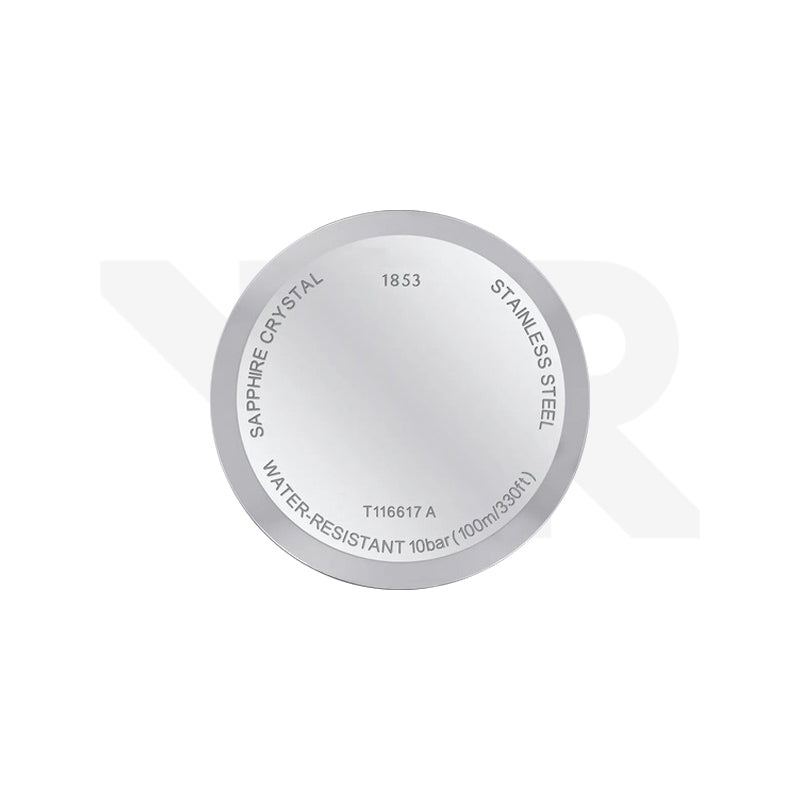 Replacement Caseback Compatible with Tissot Chrono XL Classic T116617A : Stainless Steel