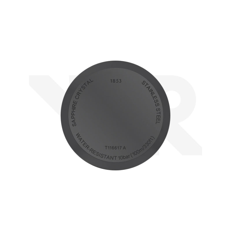 Replacement Caseback Compatible with Tissot Chrono XL Classic T116617A : Black