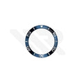 Replacement Mineral Bezel Ring Compatible with Tissot Seastar 1000 T120210A (Blue/White)