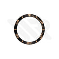 Replacement Ceramic Bezel Ring Compatible with Tissot Seastar 1000 T120407A : Black/Rose Gold