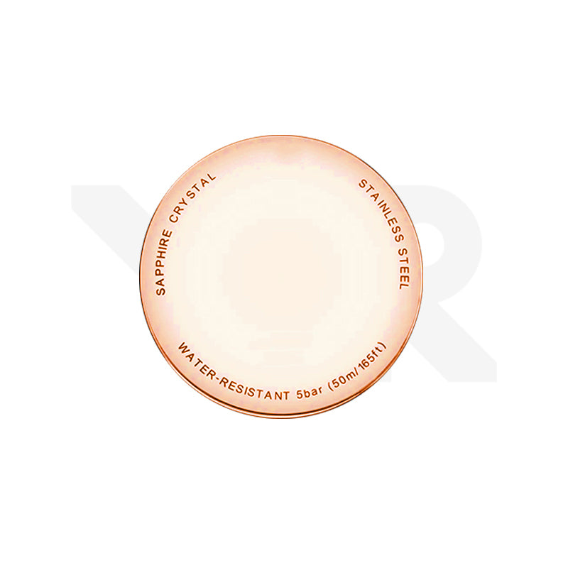 Replacement Caseback Compatible with Tissot Carson Premium Chronograph T122417A : Rose Gold