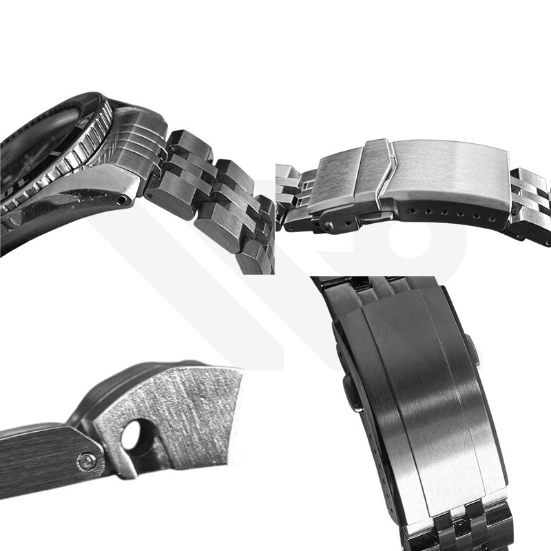 Tank Jubilee Bracelet for Seiko Prospex Sumo SBDC031 , SBDC033
