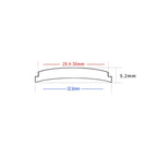 Groove Edge Double Domed Sapphire Crystal for Seiko Vintage Tuna / Modern Tuna (Blue AR Coating)