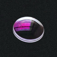 Load image into Gallery viewer, Groove Edge Double Domed Sapphire Crystal for Seiko Vintage Tuna / Modern Tuna (Red AR Coating)
