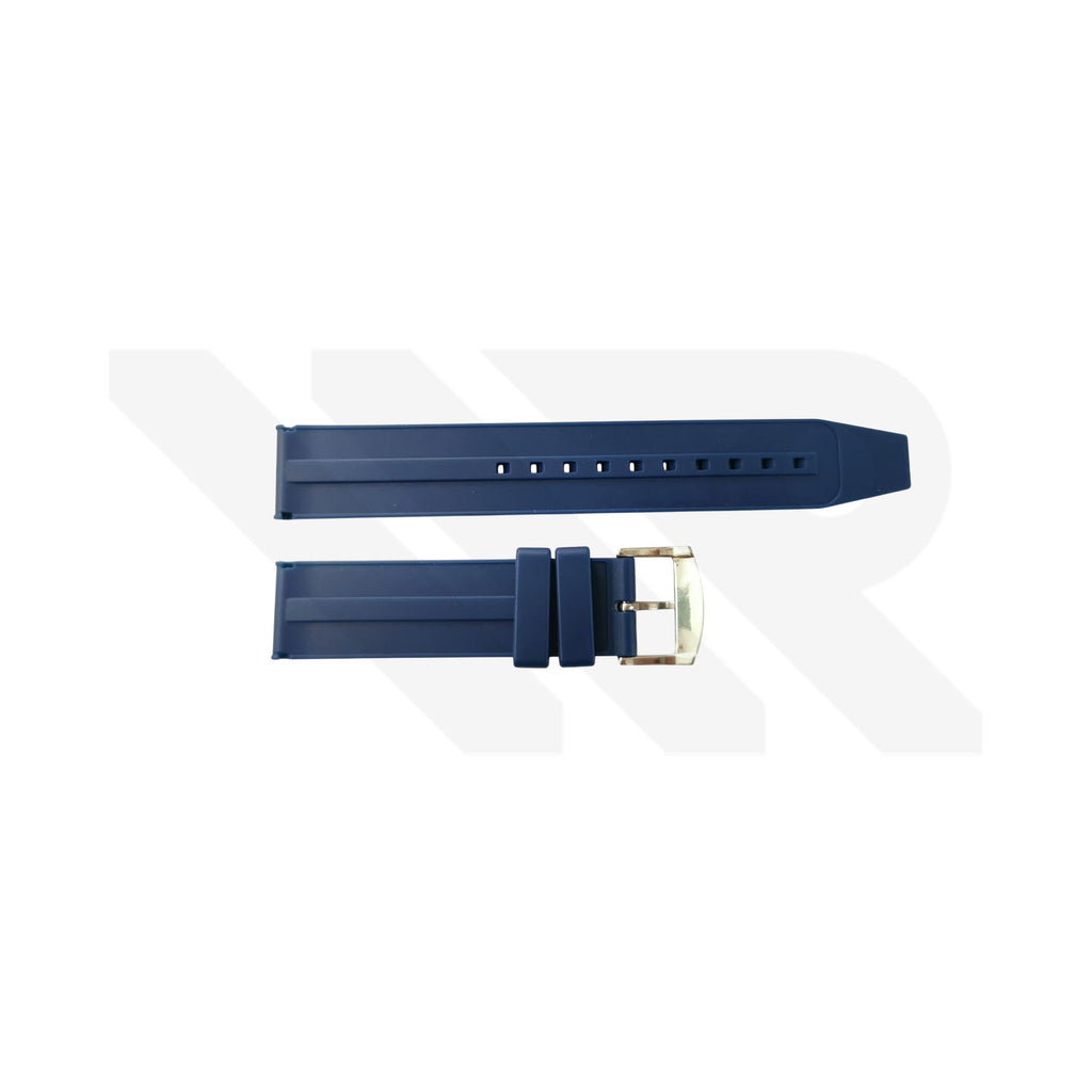 Universal Rubber Strap Compatible with 20mm Lug Width Citizen Watches (Blue)