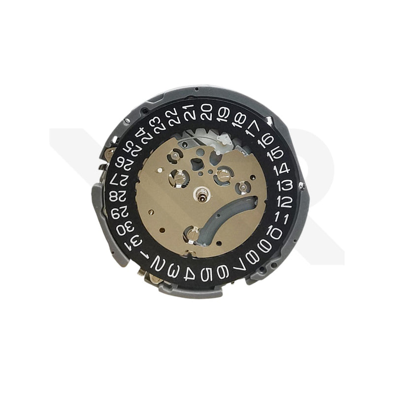 Seiko (SII) VK63 Mechaquartz Watch Movement - Black 3O'clock