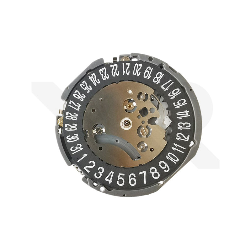 Seiko (SII) VK63 Mechaquartz Watch Movement - Black 6O'clock