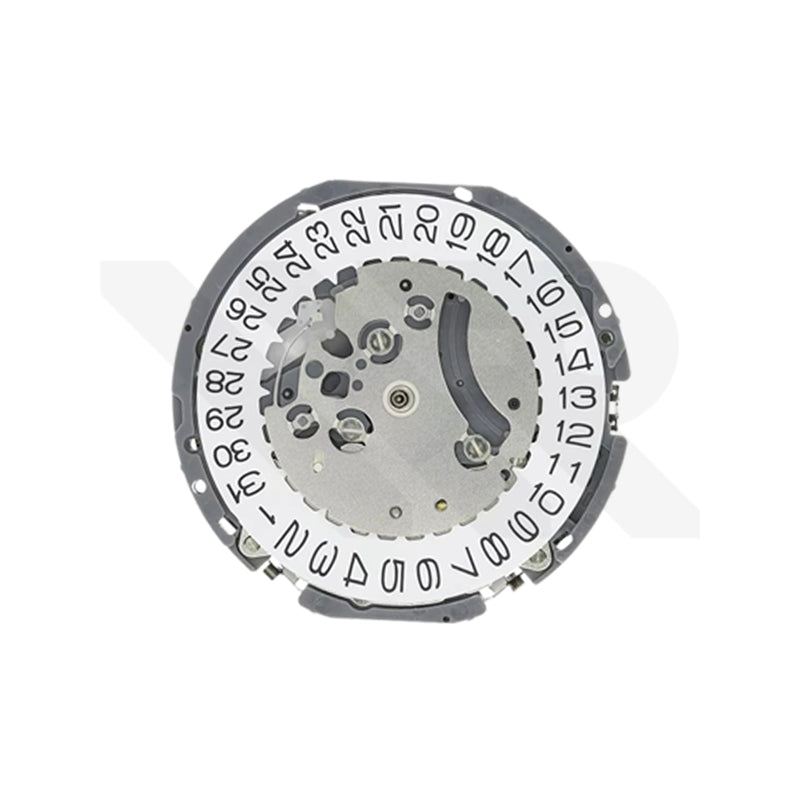 Seiko (SII) VK63 Mechaquartz Uhrwerk - Weiß, 3-Uhr-Position