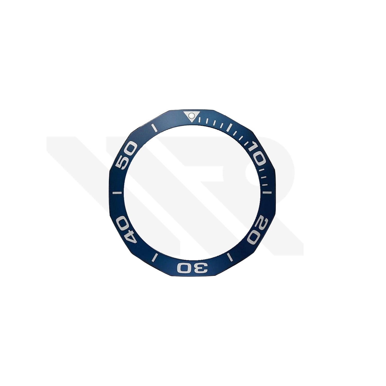 Replacement Ceramic Bezel Ring Compatible with Tag Heuer Aquaracer 43mm WAY201 Series : Blue