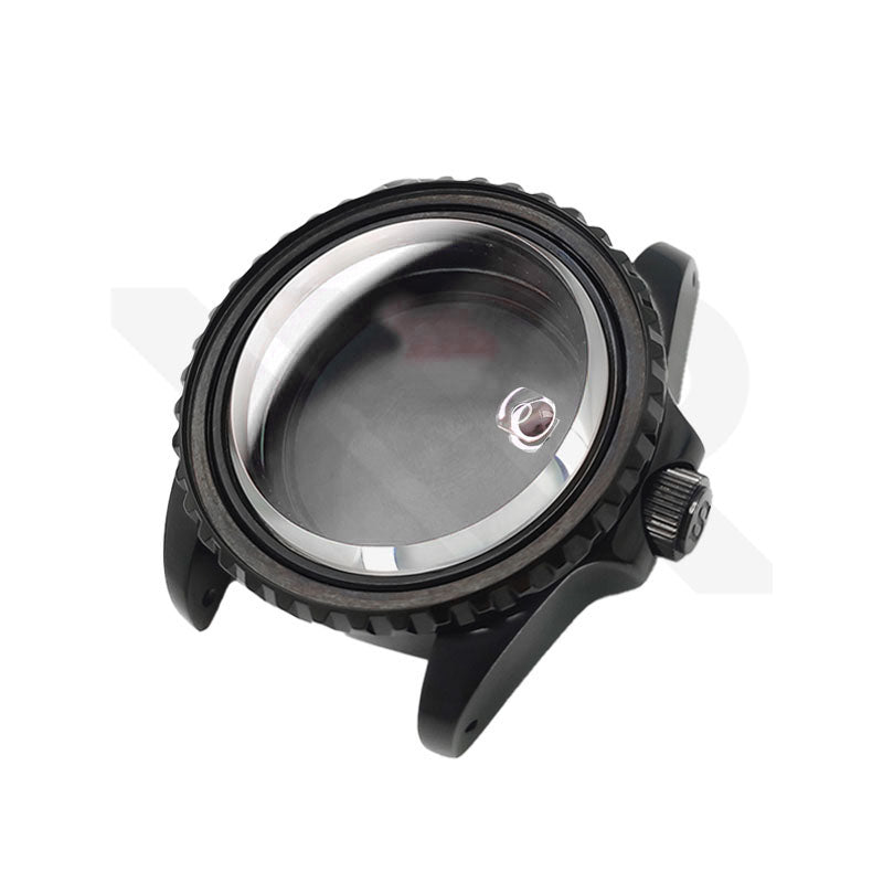 SUB Oyster Style Brushed Case Set for Seiko SKX / SRPD Mod: Black