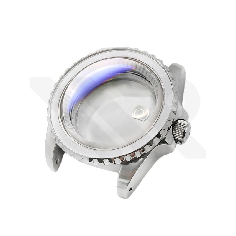 SUB Oyster Style Brushed Case Set for Seiko SKX / SRPD Mod: Silver