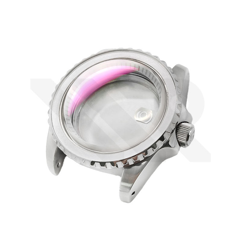SUB Oyster Style Brushed Case Set for Seiko SKX / SRPD Mod: Silver