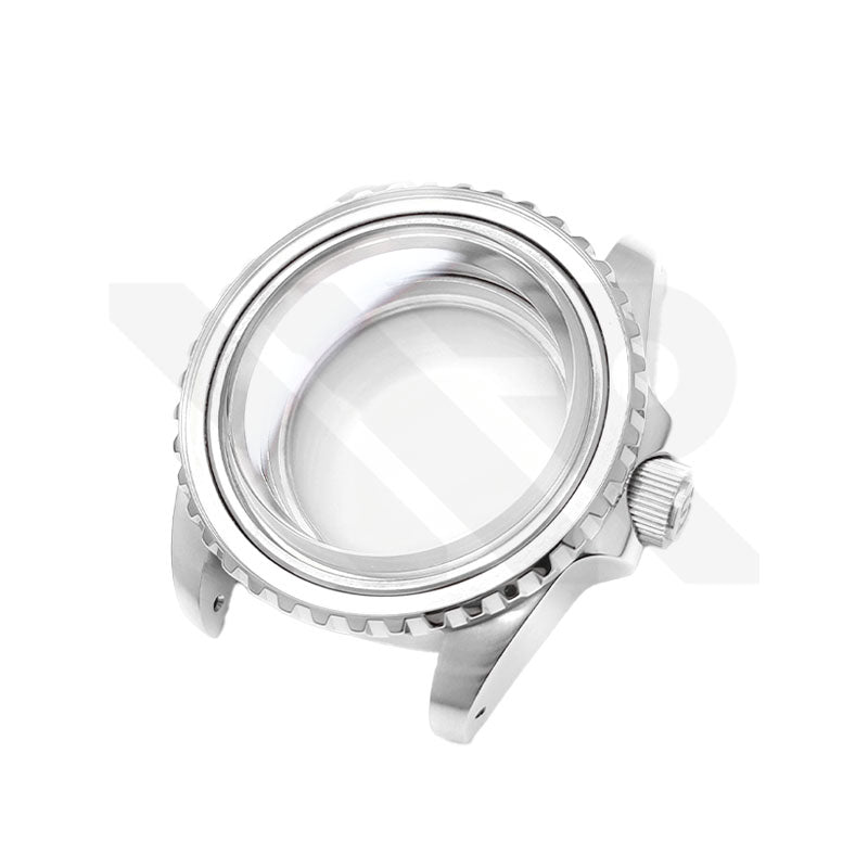 SUB Oyster Style Brushed Case Set for Seiko SKX / SRPD Mod: Silver