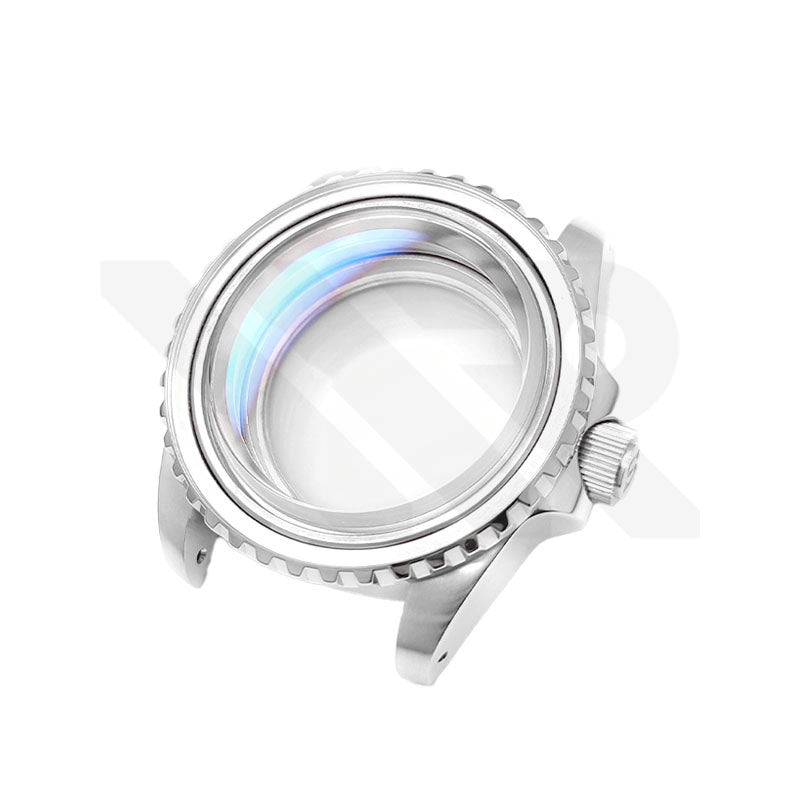SUB Oyster Style Brushed Case Set for Seiko SKX / SRPD Mod: Silver