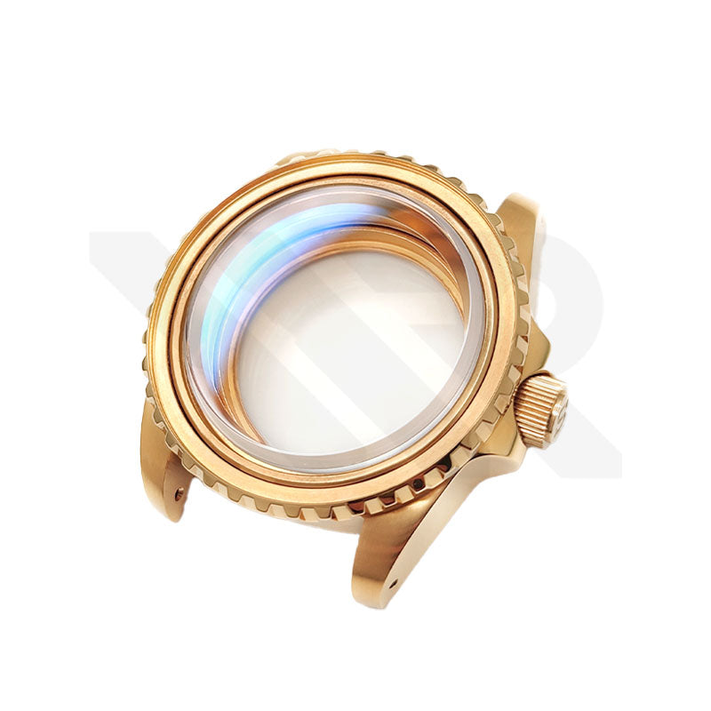 SUB Oyster Style Brushed Case Set for Seiko SKX / SRPD Mod: Rose Gold