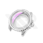 SUB Oyster Style Brushed Case Set for Seiko SKX / SRPD Mod: Silver
