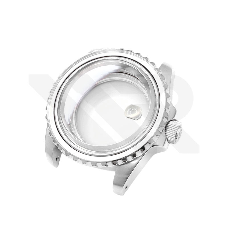 SUB Oyster Style Brushed Case Set for Seiko SKX / SRPD Mod: Silver
