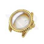 SUB Oyster Style Brushed Case Set for Seiko SKX / SRPD Mod: Gold