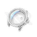 SUB Oyster Style Brushed Case Set for Seiko SKX / SRPD Mod: Silver