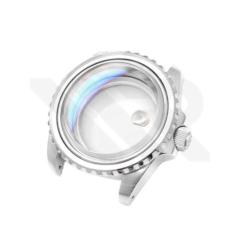 SUB Oyster Style Brushed Case Set for Seiko SKX / SRPD Mod: Silver