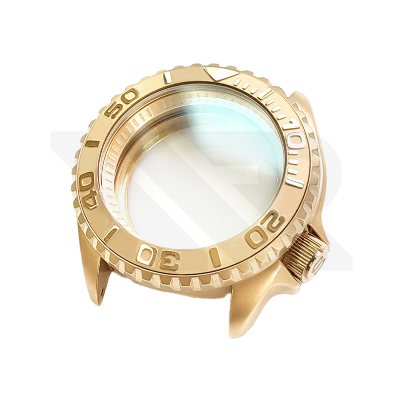 YM Style Sandblasted Case Set for Seiko Mod: Gold