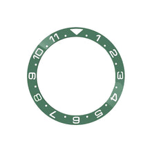 Load image into Gallery viewer, Dual Time Ceramic Sloped Bezel Insert for SKX/SRPD - Green
