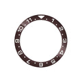 Dual Time Ceramic Sloped Bezel Insert for SKX/SRPD - Coffee