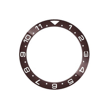 Load image into Gallery viewer, Dual Time Ceramic Sloped Bezel Insert for SKX/SRPD - Coffee
