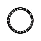 Dual Time Ceramic Sloped Bezel Insert for SKX/SRPD - Black