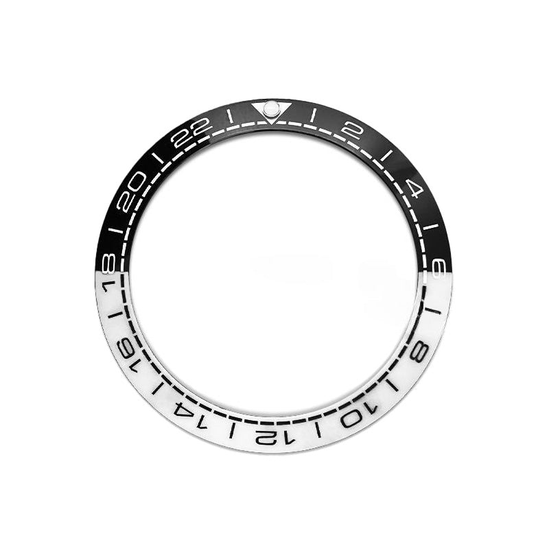 Planet Ocean GMT Style Sloped Ceramic Bezel Insert for SKX/SRPD - Panda