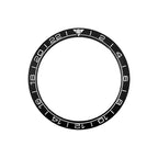 Planet Ocean GMT Style Ceramic Sloped Bezel Insert for SKX/SRPD - Black