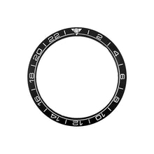 Load image into Gallery viewer, Planet Ocean GMT Style Ceramic Sloped Bezel Insert for SKX/SRPD - Black
