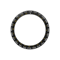 World Time GMT Ceramic Sloped Bezel Insert for SKX/SRPD - Black/Gold