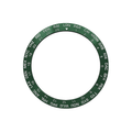 World Time GMT Ceramic Sloped Bezel Insert for SKX/SRPD - Green/White
