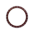 World Time GMT Ceramic Sloped Bezel Insert for SKX/SRPD - Coffee/Gold