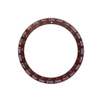 World Time GMT Ceramic Sloped Bezel Insert for SKX/SRPD - Coffee/Gold