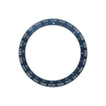World Time GMT Ceramic Sloped Bezel Insert for SKX/SRPD - Aegean Blue/White