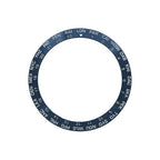 World Time GMT Ceramic Sloped Bezel Insert for SKX/SRPD - Aegean Blue/White