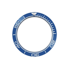 SMP Style Ceramic Sloped Bezel Insert for SKX/SRPD - Blue/White