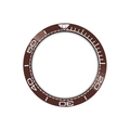 SMP Style Ceramic Sloped Bezel Insert for SKX/SRPD - Coffee/White