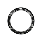SMP Style Ceramic Sloped Bezel Insert for SKX/SRPD - Black/White
