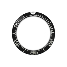 Load image into Gallery viewer, SMP Style Ceramic Sloped Bezel Insert for SKX/SRPD - Black/White
