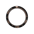 SMP Style Ceramic Sloped Bezel Insert for SKX/SRPD - Black/Rose Gold