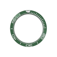 Load image into Gallery viewer, SMP Style Ceramic Sloped Bezel Insert for SKX/SRPD - Green/White
