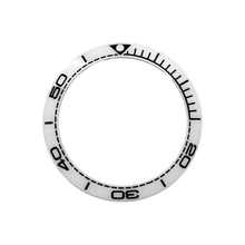 Load image into Gallery viewer, SMP Style Ceramic Sloped Bezel Insert for SKX/SRPD - White/Black
