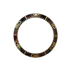 Seamaster Ceramic Sloped Bezel Insert for SKX/SRPD - Black/Gold